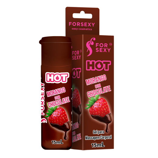 FORSEXY /GEL HOT ? 30ml MORANGO CHOCOLATE