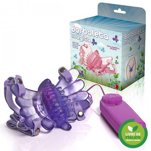 Borboleta Mágica - Butterfly Estimulador Feminino Lilás